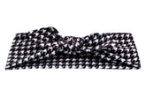 Houndstooth baby headband for girls from By Bella Boutique.